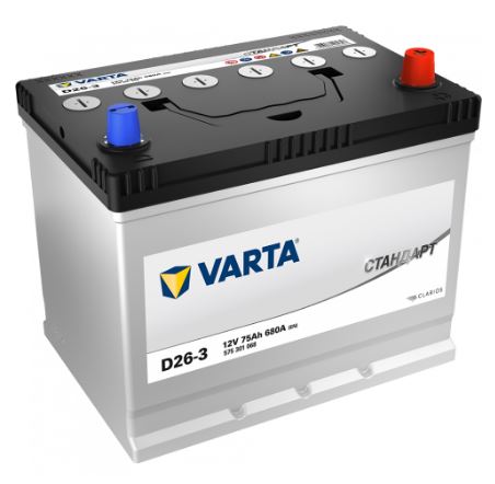 Аккумулятор автомобильный Varta Стандарт D26-3